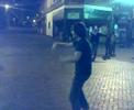 Dan doing the robot