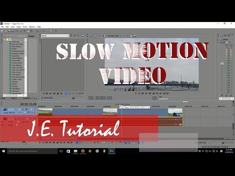 Как в sony vegas сделать slow motion Как в sony vegas сделать slow motion