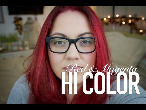 how to dye hair with l'oreal hicolor red