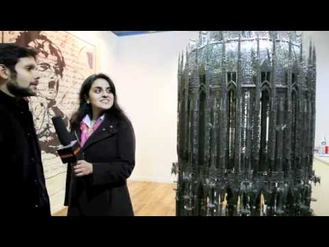 Sound, light and action at the Volte stall at India Art Fair 2012 