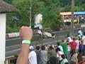 Show de manobra com capotamento