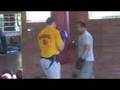 Boxing Training Arnel Barotillo and Daniel Pawsey