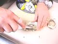 Oyster shucking