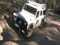 Land Rover near roll over