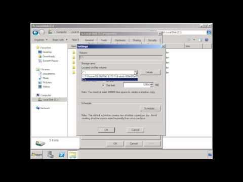 how to enable shadow copy windows 7