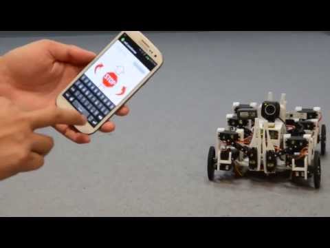 Self-transforming mobile robot
