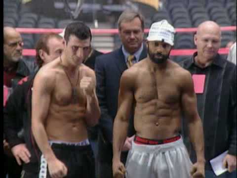 Calzaghe Jones weigh-in