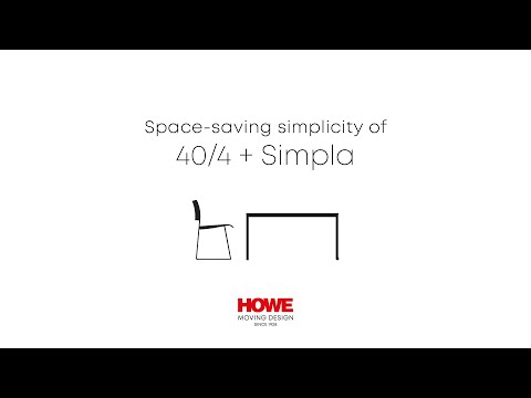 Space-saving simplicity of 40/4 + Simpla