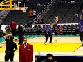 L.A. Sparks 2008 Home Opener Pre-game Shoot Around Part 1