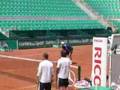 Andy vs Nole in Super Ping Pong Tennis