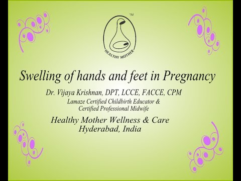 how to relieve swelling in feet after c-section