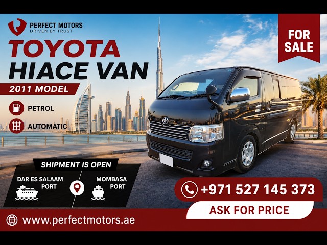 Toyota Hiace GL 2011 TOYOTA HIACE VAN RHD PETORL AUTOMATIC 2.0 CC(PM46101) video