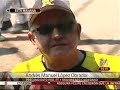 El precandidato de las izquierdas a la presidencia de México, Andrés Manuel López Obrador, participó en un juego de béisbol con el equipo 