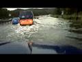 Autobahn unter Wasser