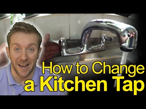 how to replace kitchen sink mixer tap