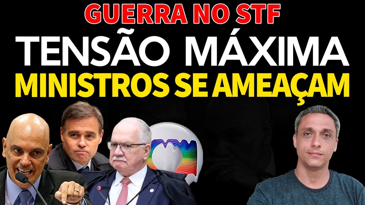 COMEÇARAM AS AMEAÇAS - GLOBO relata ameaças entre ministros. Tensão MÁXIMA