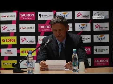 Trefl Sopot - PGE Turów Zgorzelec (mecz 1 - konferencja prasowa)