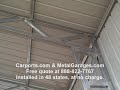 40 Foot Wide Carport Clear Span Structure