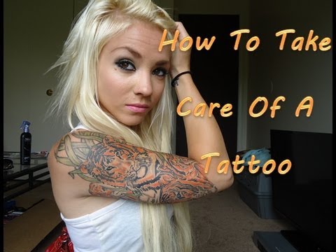 how to take care of a tattoo