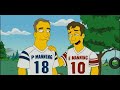 Peyton and Eli Manning in The Simpsons