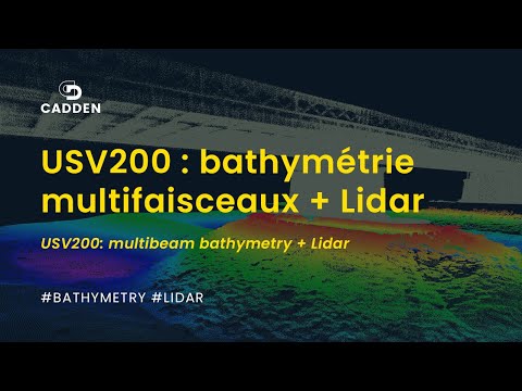 Multibeam and Lidar bathymetry at Thouaré-sur-Loire