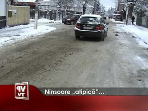Ninsoare „atipică”…