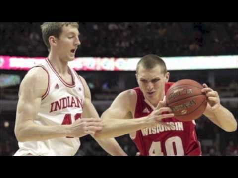 Big Ten Tournament Final - Ryan Evans jumps when he shoots free throws. Ben Brust looks as if he just got his driver's license, and Mike Bruesewitz's shaggy hair draws snickers every t...
