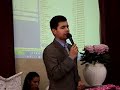 Kercio cantando na Igreja Adventista de Lauro de Freitas