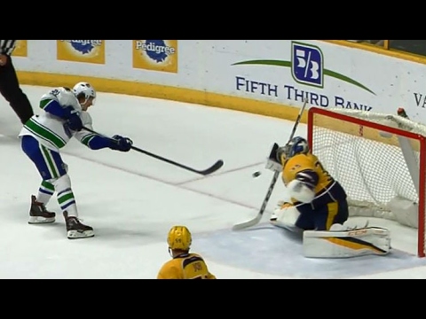 Video: Rinne preserves Predators victory by denying Eriksson