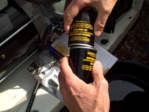 how to drain generator oil