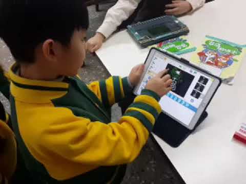 育才國小 ScratchJr_梁同學的「子彈打殭屍」-107學年度第一學期SCRATCHJR競賽