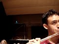 Playing Flute in Petrushka Playing Flute in Petrushka