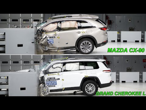 Mazda CX-90 VS Jeep Grand Cherokee L – Crash Test
