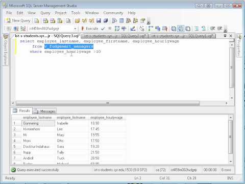how to create view in sql
