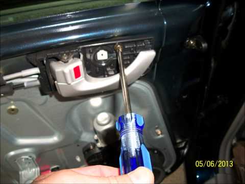 Replace 2006 Hyundai rear window regulator