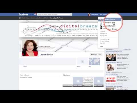 how to link ym to facebook