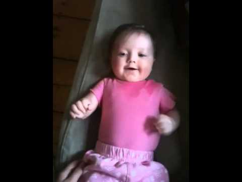 Baby laughing funny must see!