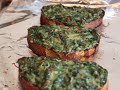 Spinach Toast Recipe - What to do with Leftover Creamed Spinach