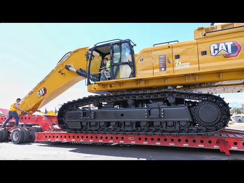 Moving the Big Cat 395 from Conexpo 2020