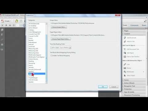 Adobe Acrobat X Tutorial: Editing Text and Objects | K Alliance