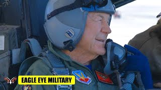 Eighty Nine Year Old Chuck Yeager - F15 Eagle Supe