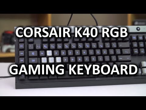 Corsair K40 RGB Backlit Gaming Keyboard