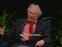 Studs Terkel and William F. Buckley, \"Wisdom of Sages,\" at The Connecticut Forum