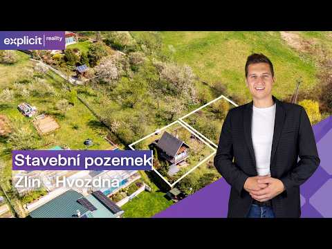 Video Prodej stavebních pozemků Hvozdná Zlín