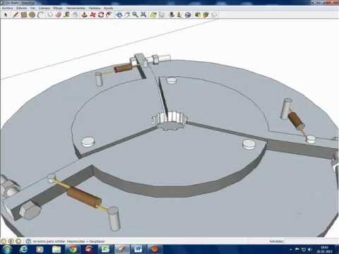 Torno casero - Amigos míos hoy les quiero entregar como regalo el diseño creado para mi torno casero, el cual no llegue a terminar ya que como ustedes saben compre finalmen...