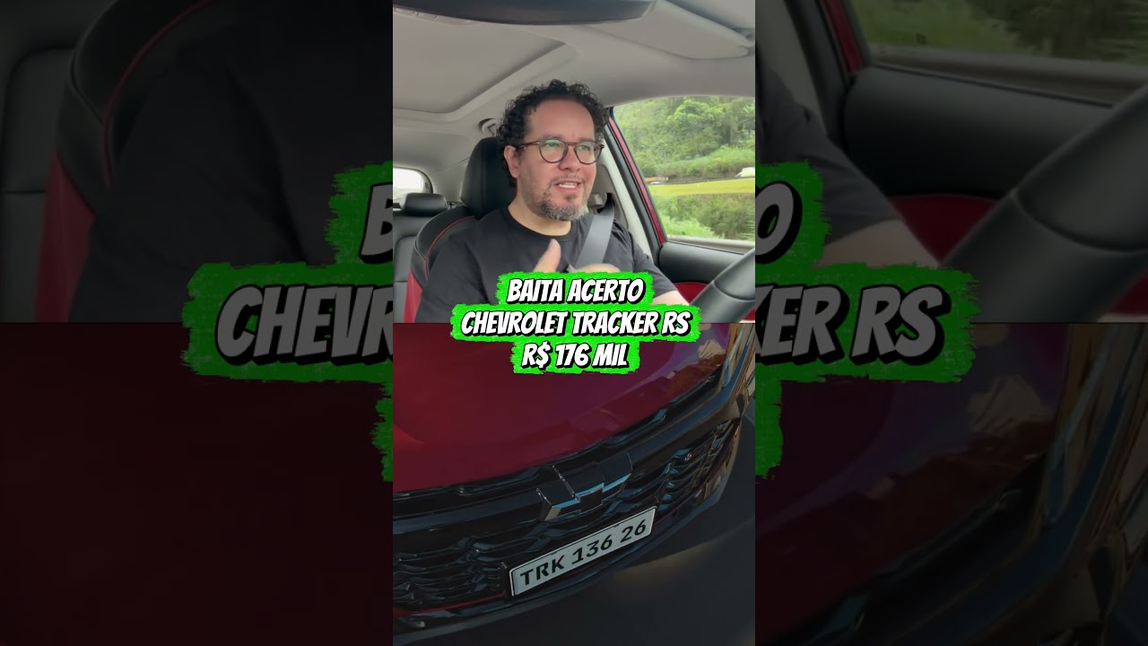A MAIOR SURPRESA QUE TIVE COM O TRACKER RS! 😱🚘