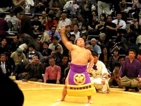 Sumo 大相撲 弓取り式 九州場所7日目