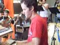 members of pupy y los que son son, paulito's elite and ng la banda rehearse in rome on august 2006.