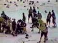 Rangers-Kings bench clearing brawl