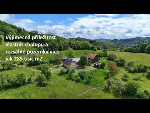 Video Nabízíme ke koupi jedinečnou kombinaci lesa, pastvin a tradiční horské usedlosti v Beskydech
